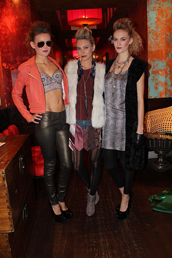 Backstage at Fashionably Loud photos